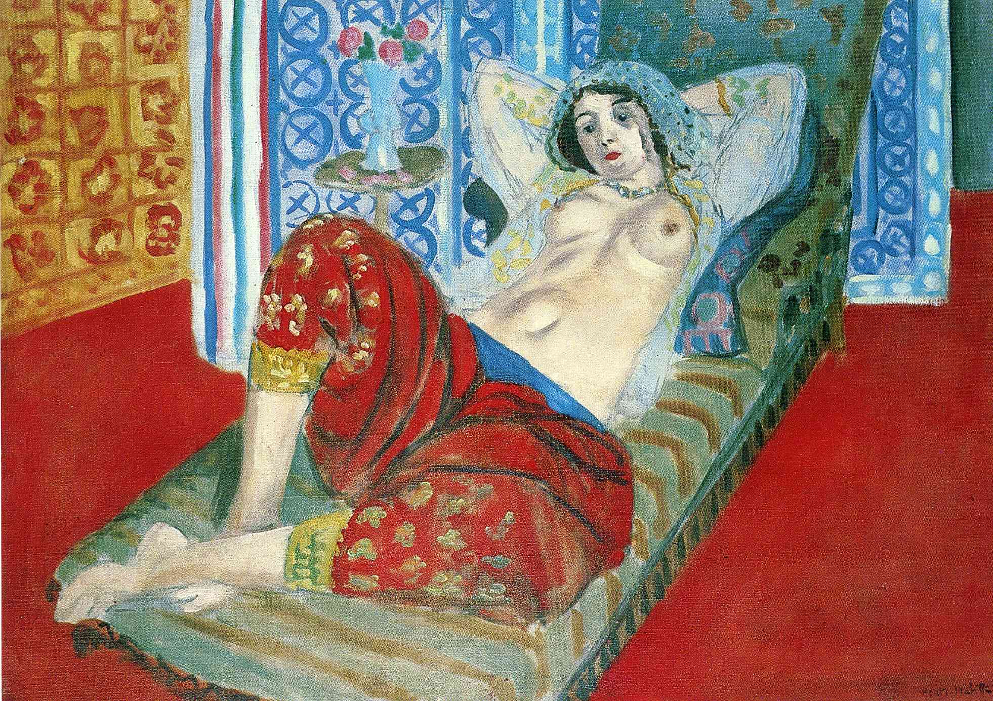 Henri Matisse - Odalisque in Red Culottes 1921